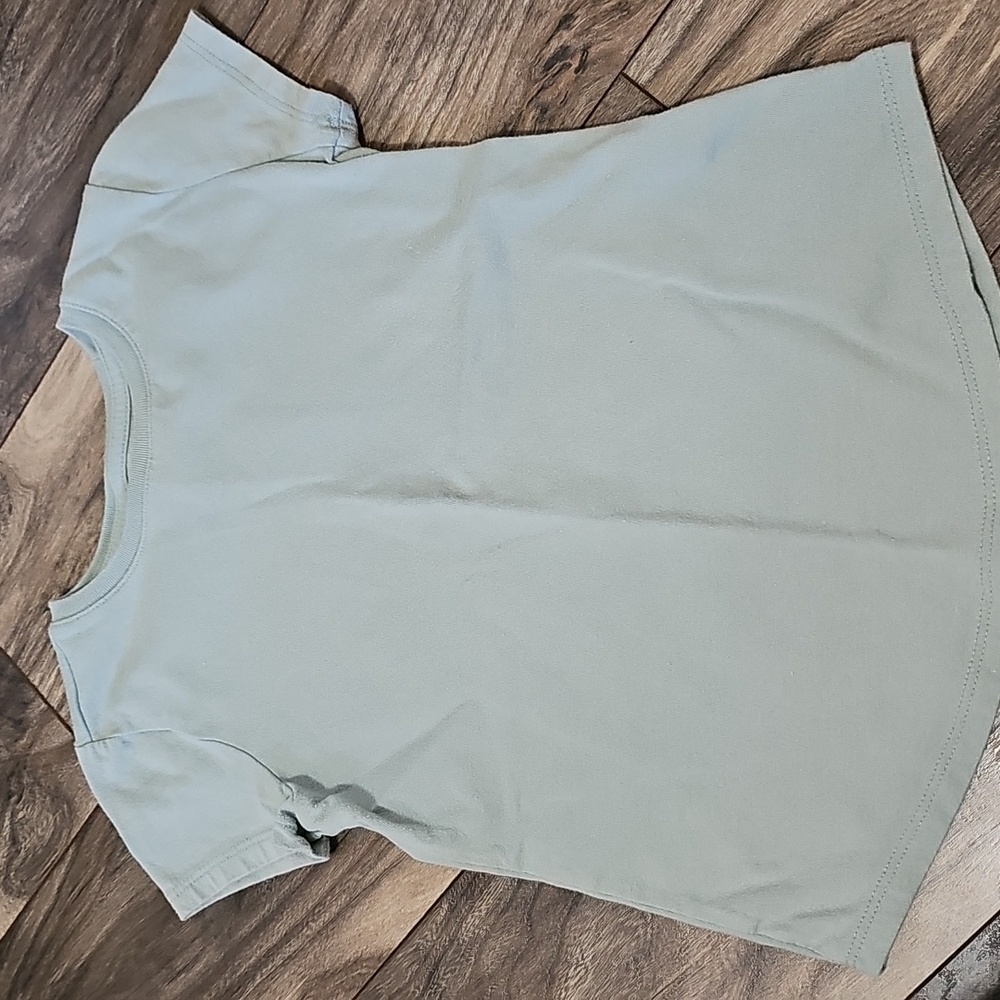 Girls Wonder Nation tee, Light sage green, S (6/6x)